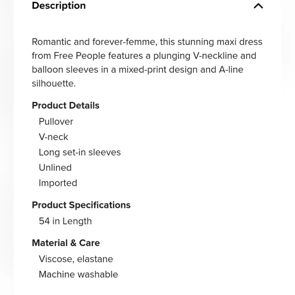 Free People Love Story Maxi Dress Women's Size Large Raisin Purple Multi - Picture 5 of 16